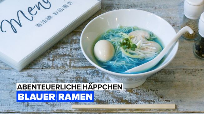 Abenteuerliche Häppchen: Blauer Ramen