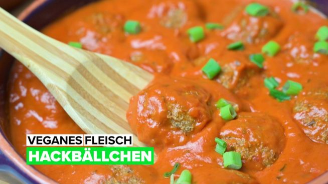 Veganes Fleisch: Hackbällchen