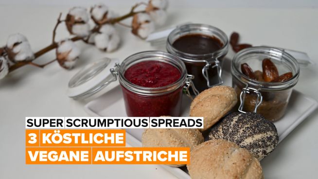 3 köstliche vegane Aufstriche