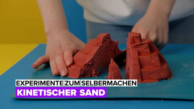 Experimente zum Selbermachen: Kinetischer Sand