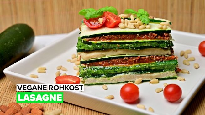 Vegane Rohkost: Lasagne